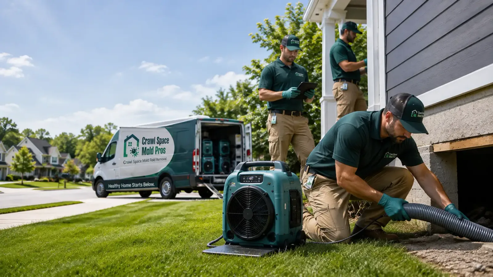 Crawl Space Mold Removal in Hampstead, NH
